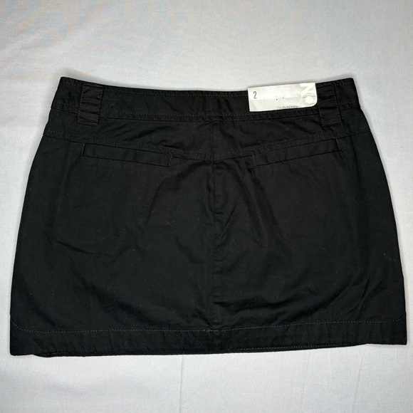 Old Navy Black Chino Mini Skirt Size 2 - Picture 3 of 9